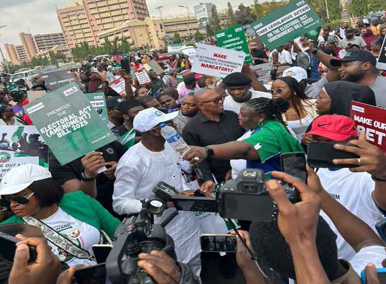 Yesterday, February 9th, I participated in a peaceful protest at the National Assembly