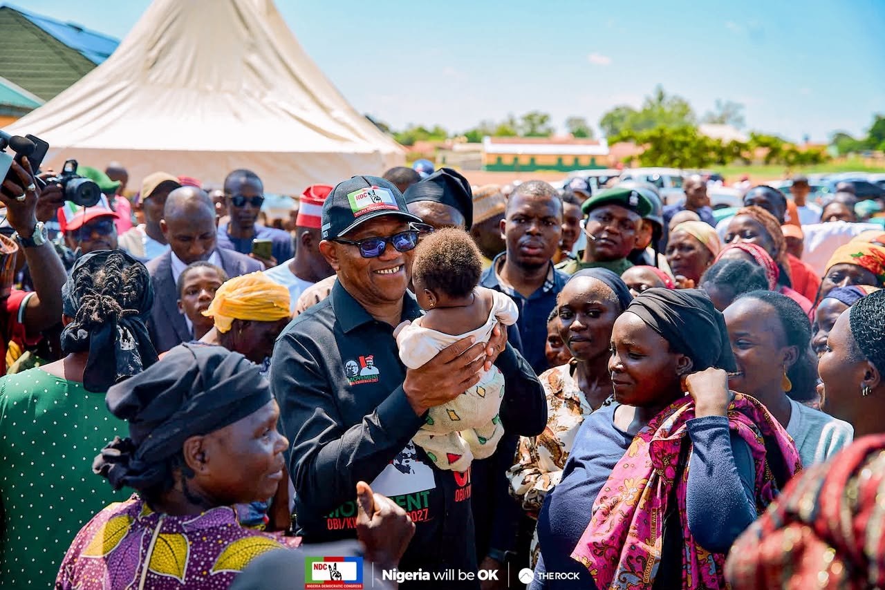 Obi visited an IDP camp